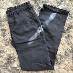 Carhartt Women's Gray Cargo Carpenter Pants